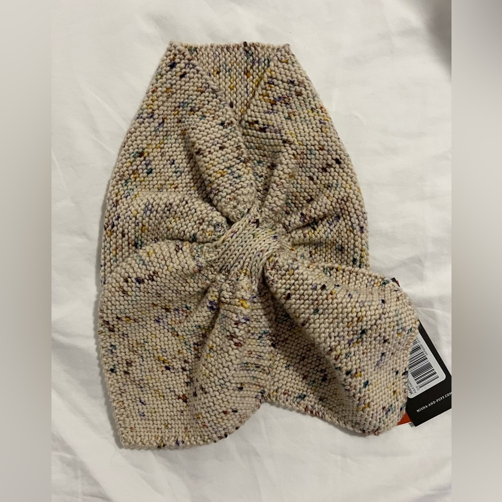 Misha & Puff adult sledding scarf Iris confetti